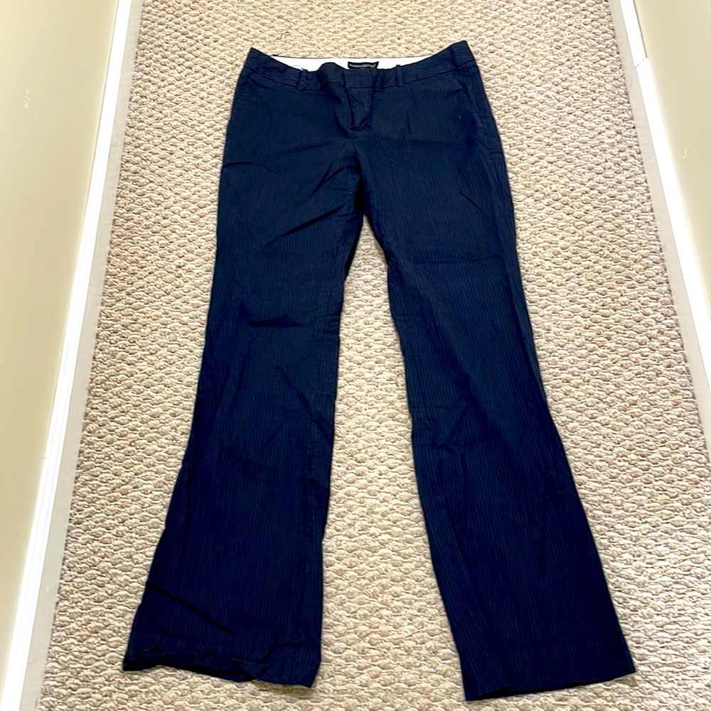 Banana republic navy blue, small, pinstripes, wide, leg pants